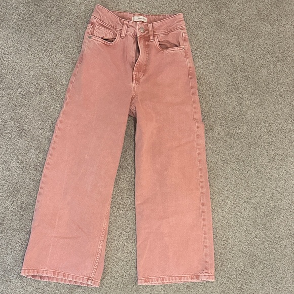 Mango Blush Denim Trousers - Picture 1 of 4